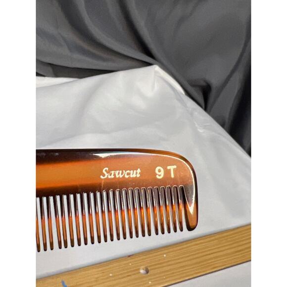 Kent 9T Graphite Fine Tooth and Wide Tooth Detangler Comb - Large Vintage! - Picture 4 of 5